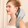Gray Rechargeable Neck Massager Shawl - Serene Body Co