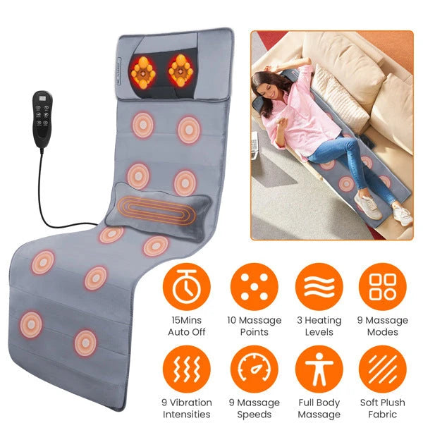 Foldable Full Body Electric Massage Mattress - Serene Body Co